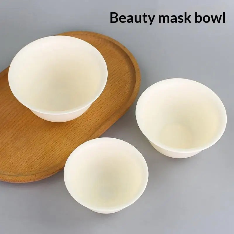 Silicone Mixing Bowl for Face Masks with Facial Applicator Spatula Perfect for DIY Beauty Supplies at Home