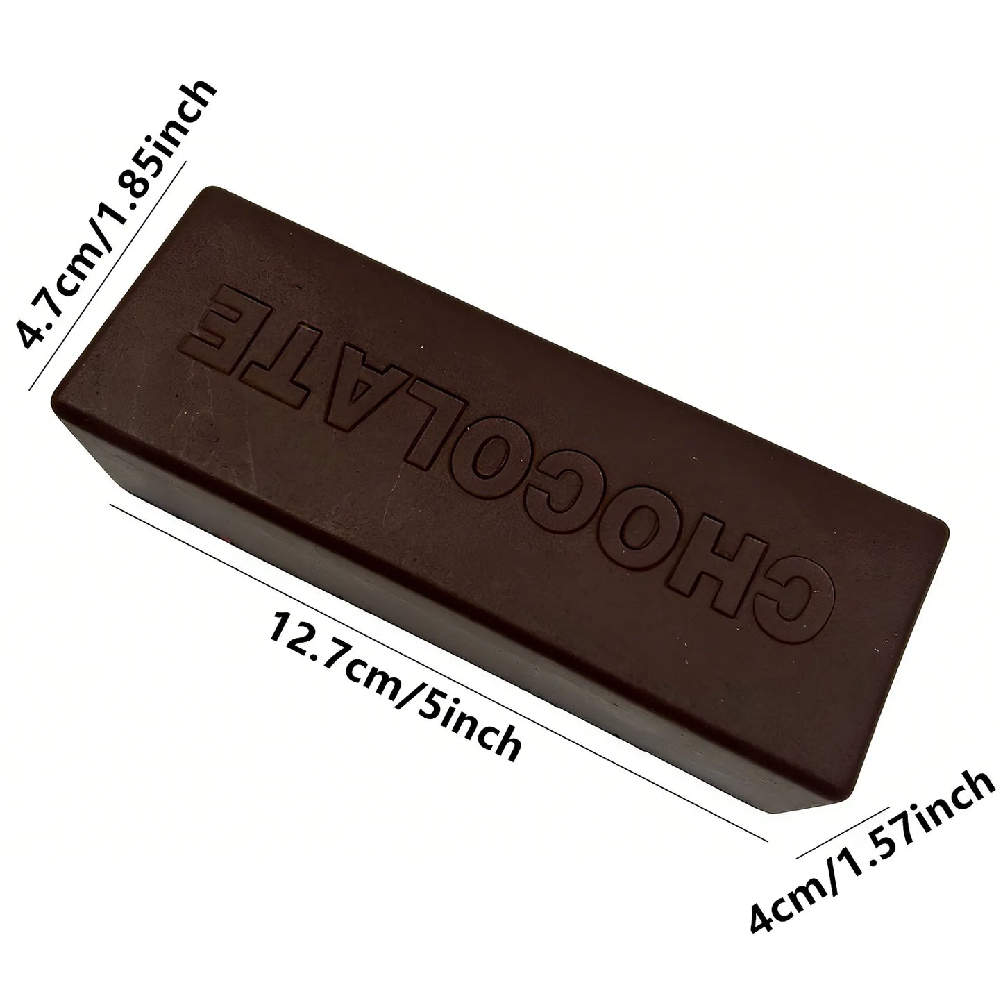 Chocolate Brick Squishy Toys, Super Soft Slow Rising Squishy Toy, Realistic Food Squishies for Adults, Kawaii Sticky Stress Reli