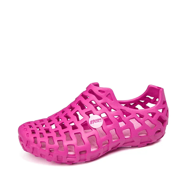 Summer Men Water Shoes Breathable Beach Sandals Upstream Water Shoes Women's Quick-drying Hollow Slippers Aqua Shoes