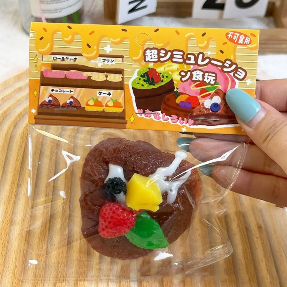 Squishy Cake Food Stress Relief Toys Soft Fidget Toy Kid Girl Super Shapeable Pinch Toy Cute Party Decor For Christmas Halloween