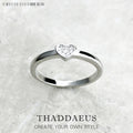 Ring Love Heart Europe Fine Jewerly For Women Summer Romantic Gift In 925 Sterling Silver