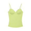 MUJER Sexy Corset Top Women Backless Bra Crop Top Woman Tanks & Camis Slip Tops for Women Sleeveless Bustier Tops Women Camisole
