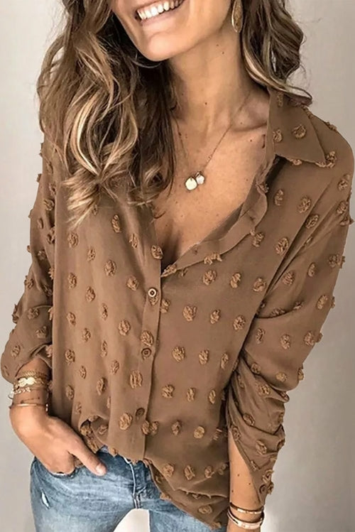 Long Sleeve Polka Dot Shirt