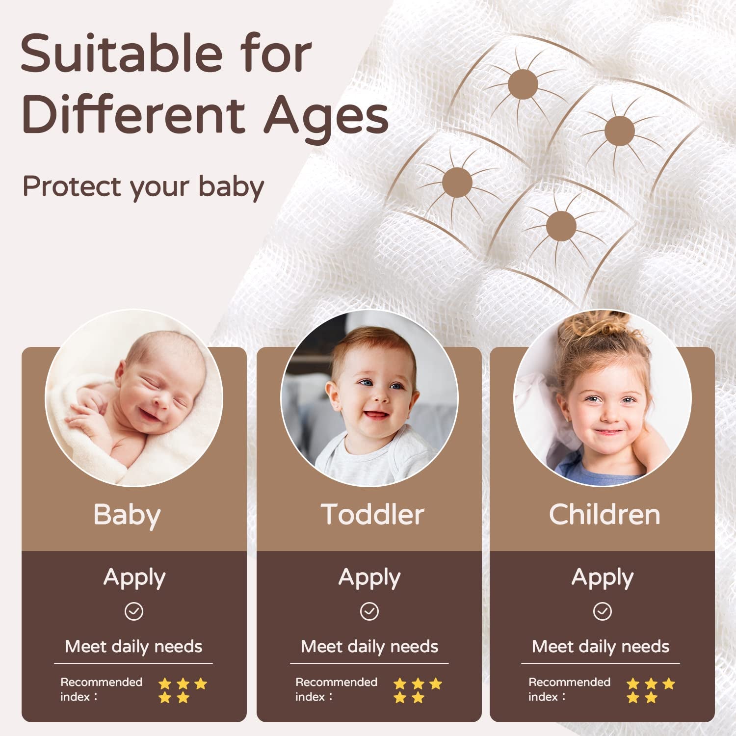 Yoofoss Hooded Baby Towels for Newborn 100% Muslin Cotton Baby Bath Towel with Hood for Babies, Infant, Toddler and Kids, Large 32X32Inch, Soft and Absorbent Newborn Essential