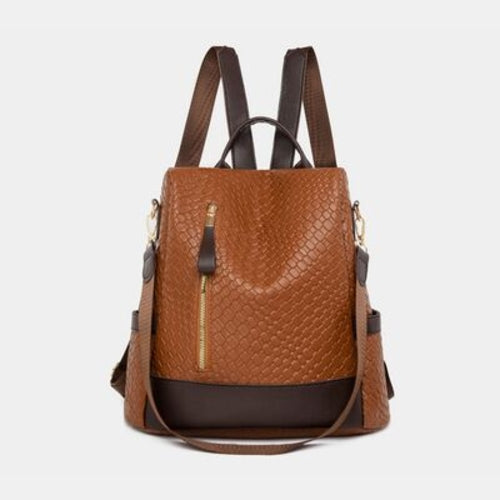 PU Leather Backpack