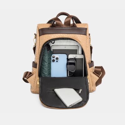 PU Leather Backpack
