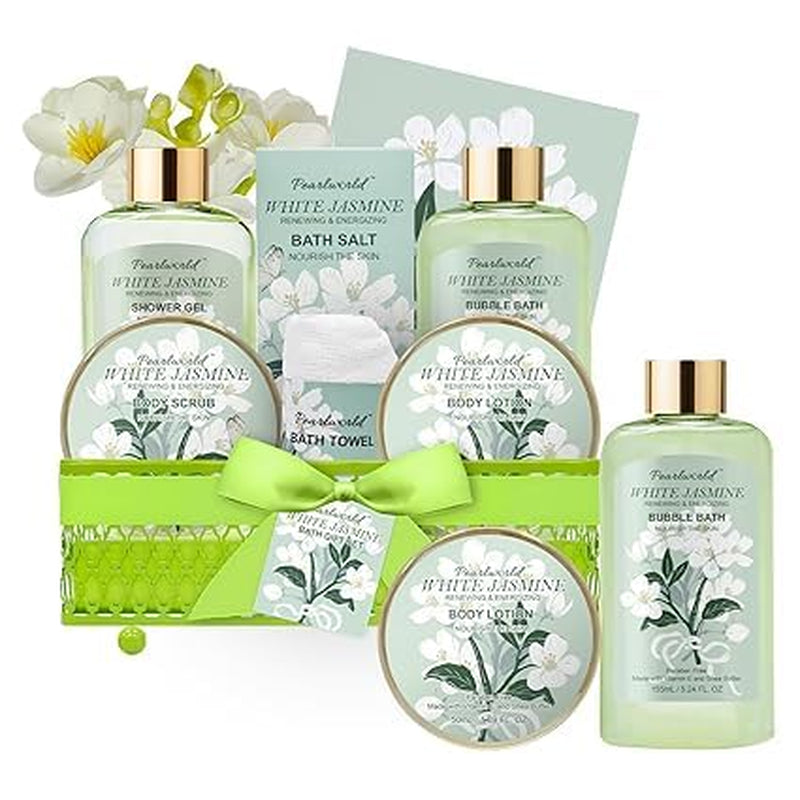 Lavender Spa Set for Women, Bath Set Self Care for Women, Nourishing 7 Piece Home Spa Set, Birthday Gift and a Gift for Mom