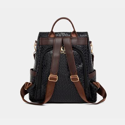 PU Leather Backpack