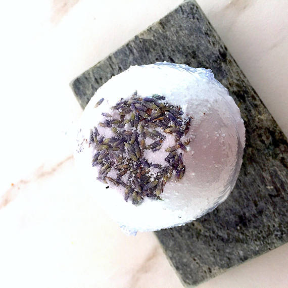 Organic Bath Bomb Calm- TWO SIZES lavender