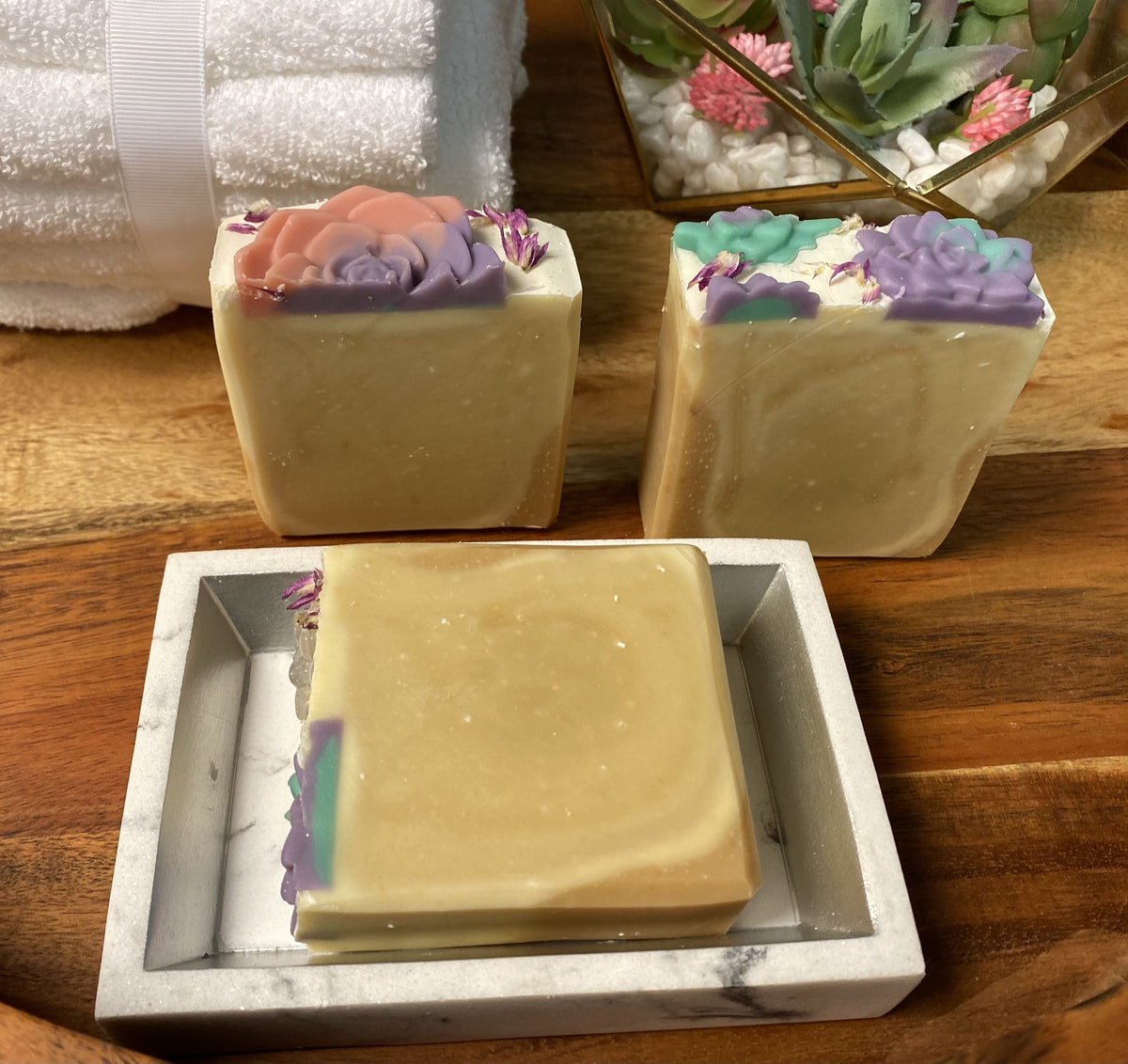 Soothing Goats Milk Succulent Soap