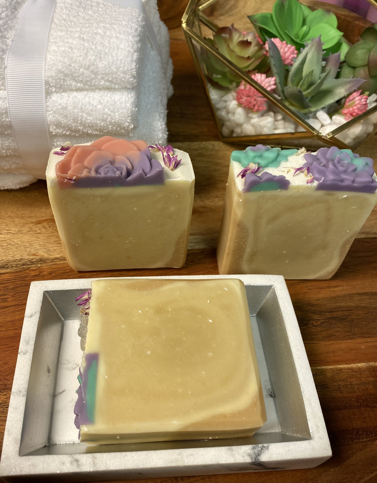 Soothing Goats Milk Succulent Soap