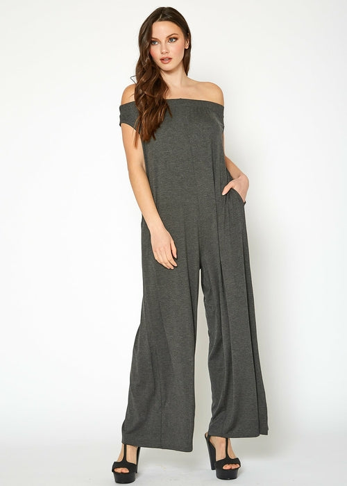 Women's Off Shoulder Jumpsuit