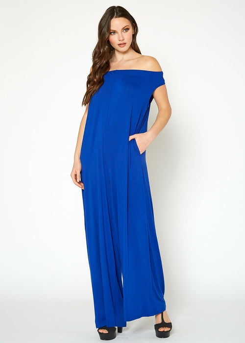 Women's Off Shoulder Jumpsuit