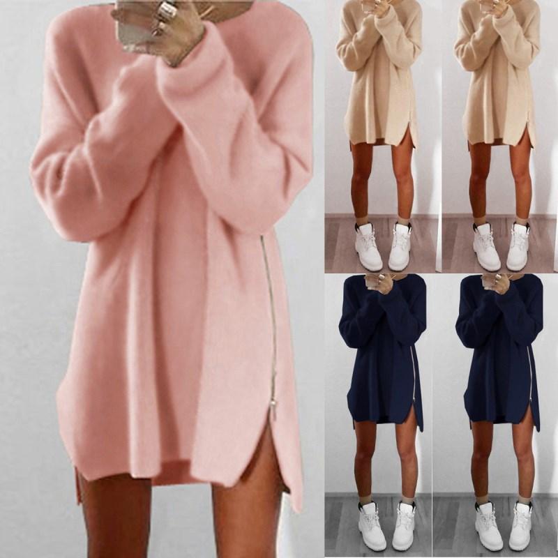 New Fashion Women's Sweater Winter Long Sleeve O-neck