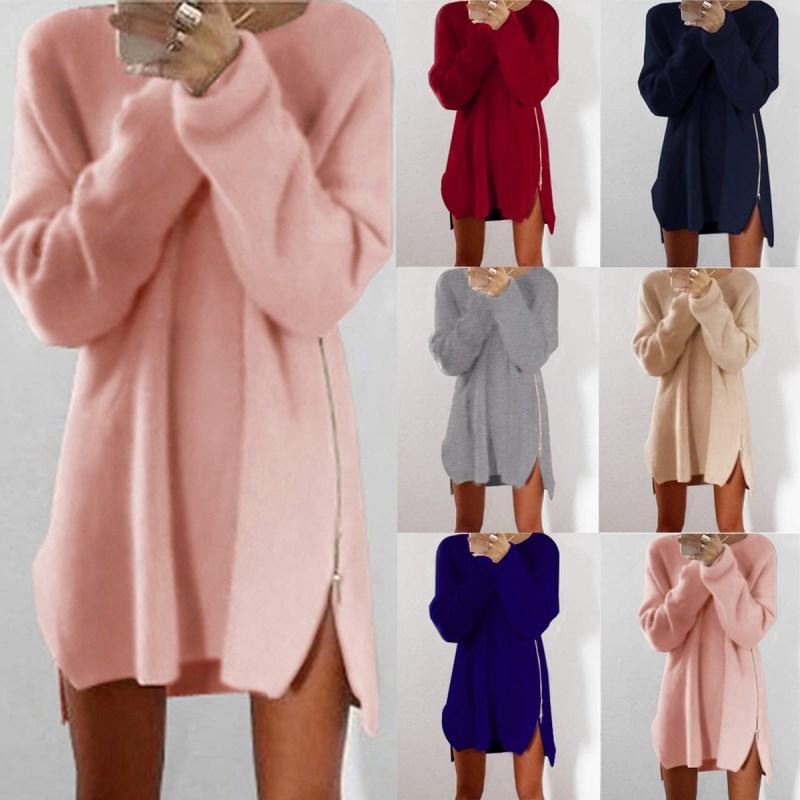 New Fashion Women's Sweater Winter Long Sleeve O-neck