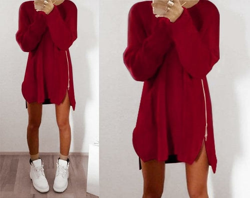 New Fashion Women's Sweater Winter Long Sleeve O-neck