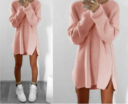 New Fashion Women's Sweater Winter Long Sleeve O-neck