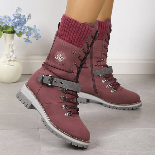 Women’s High Top Snow Boots With Fur