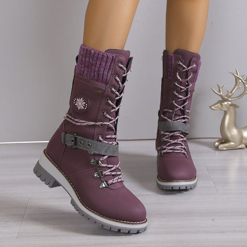 Women’s High Top Snow Boots With Fur