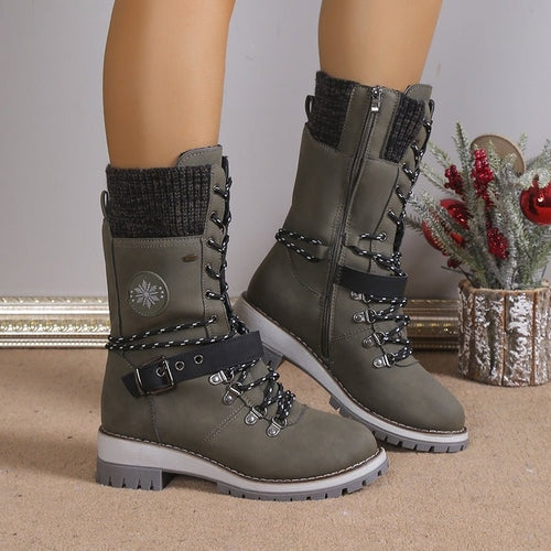 Women’s High Top Snow Boots With Fur